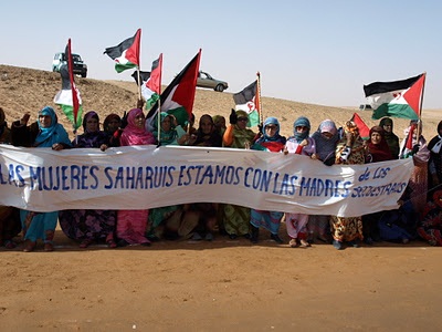 Las mujeres saharauis expresan su cercanía a las madres de los secuestrados